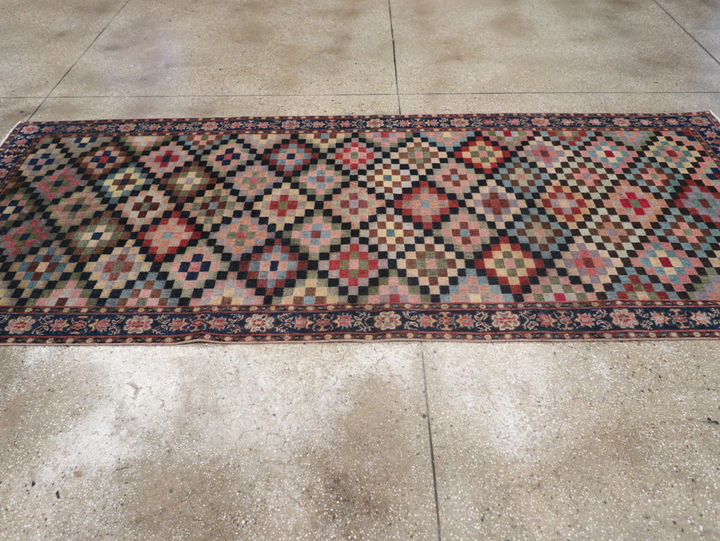 Vintage Turkish Anatolian Gallery Carpet, No.23826 - Staging