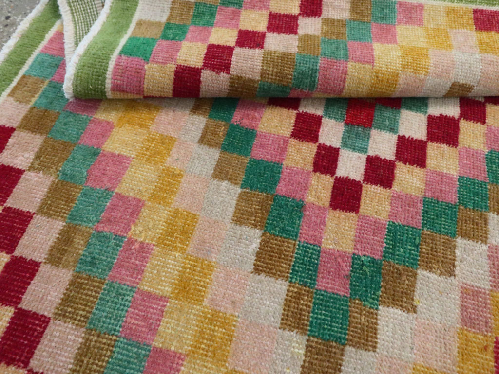 Vintage Anatolian Deco Rug, No.23829 - Staging