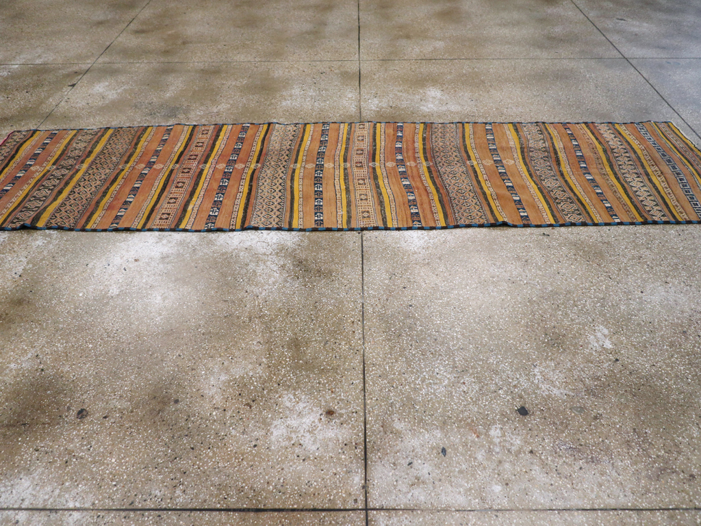 Vintage Persian Flatweave Kilim Runner, No.23856 - Staging