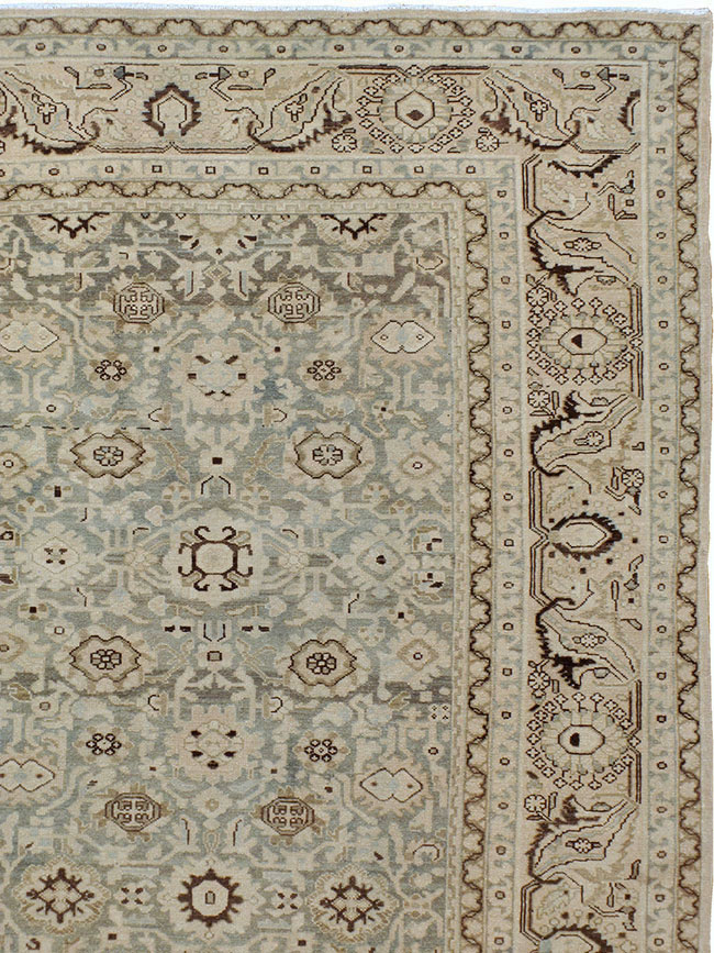 Vintage Persian Malayer Carpet, No.23861 - Staging