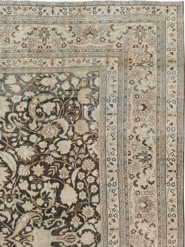 Antique Persian Mashad Carpet, No.23869 - Staging