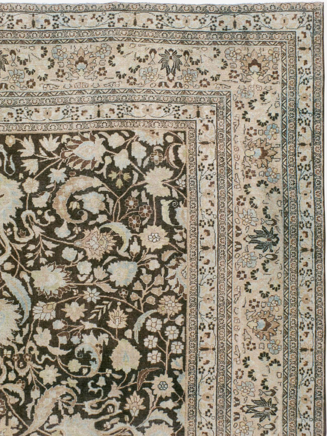 Antique Persian Mashad Carpet, No.23869 - Staging