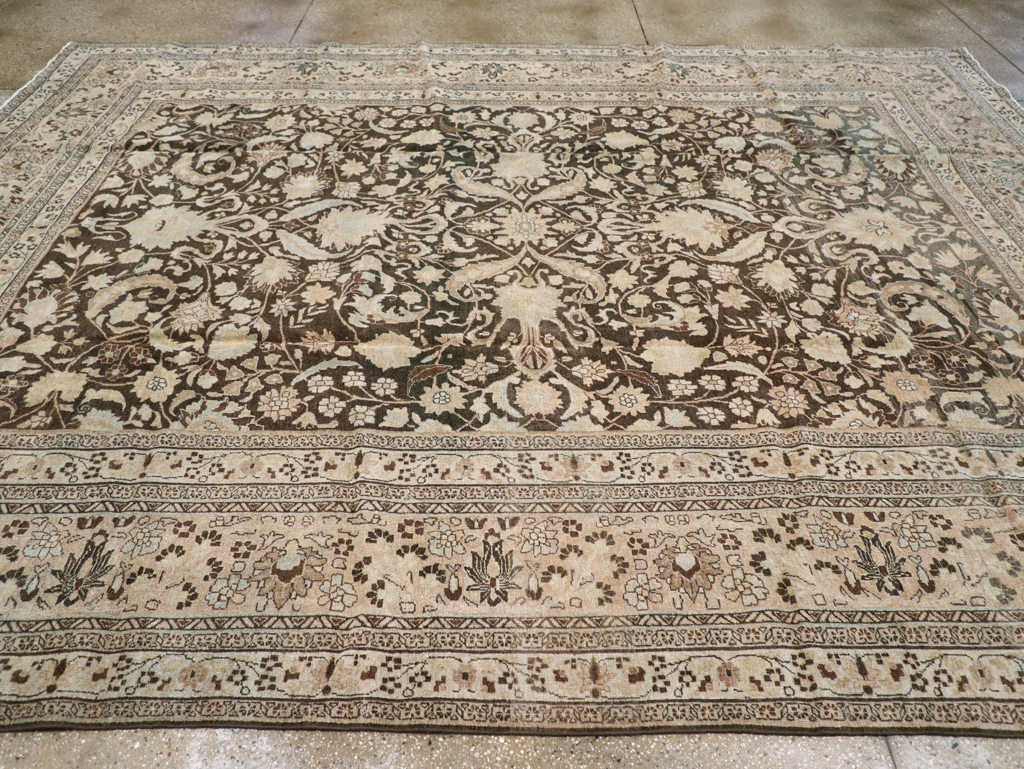 Antique Persian Mashad Carpet, No.23869 - Staging