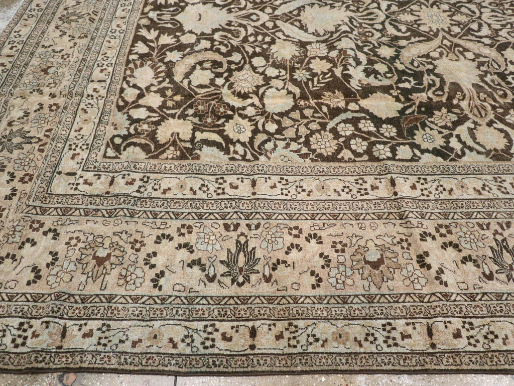 Antique Persian Mashad Carpet, No.23869 - Staging