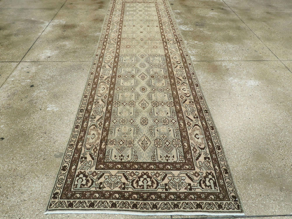 Vintage Persian Malayer Runner, No.23874 - Staging