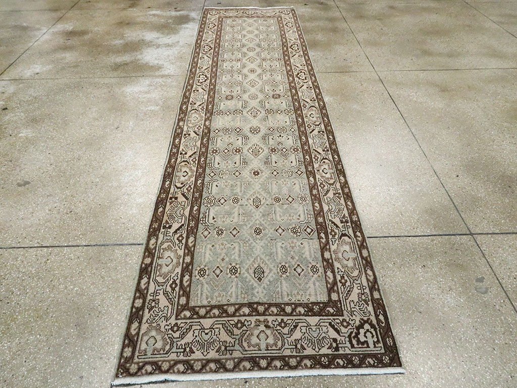 Vintage Persian Malayer Runner, No.23875 - Staging