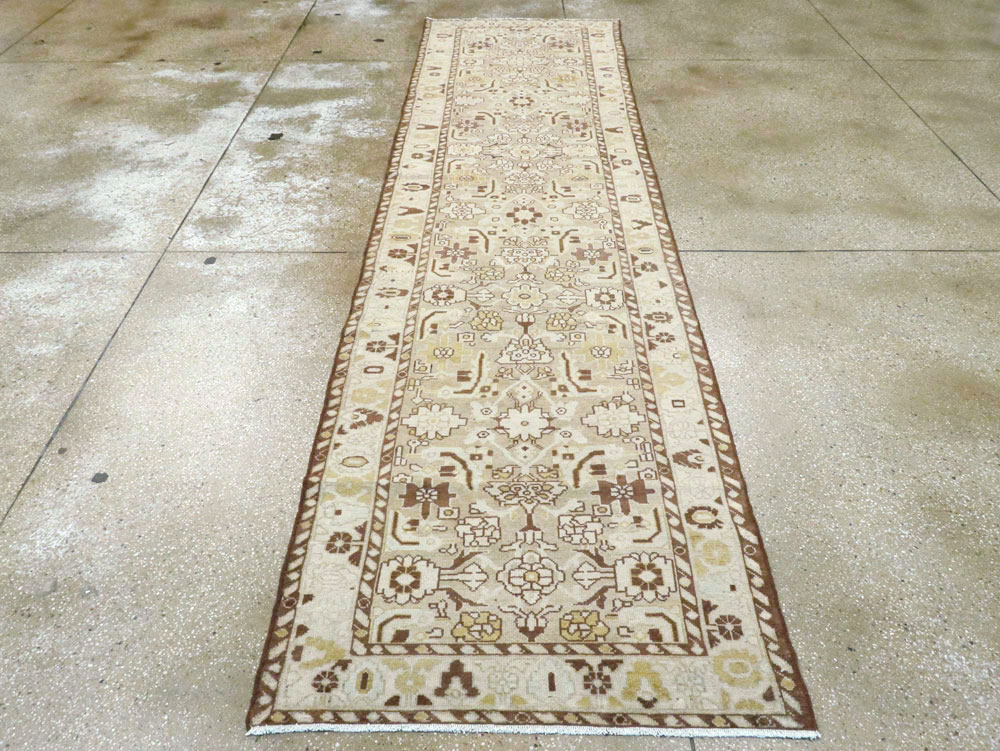 Vintage Persian Malayer Runner (Pair: 2 of 2), No.23878 - Staging