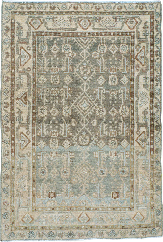 Vintage Persian Malayer Rug, No.23879 - Staging