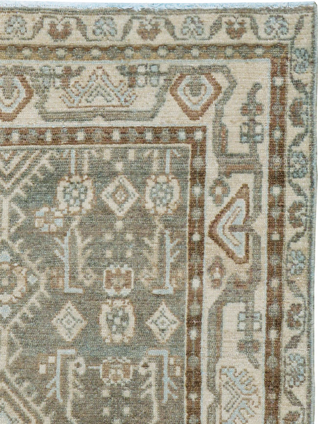 Vintage Persian Malayer Rug, No.23879 - Staging