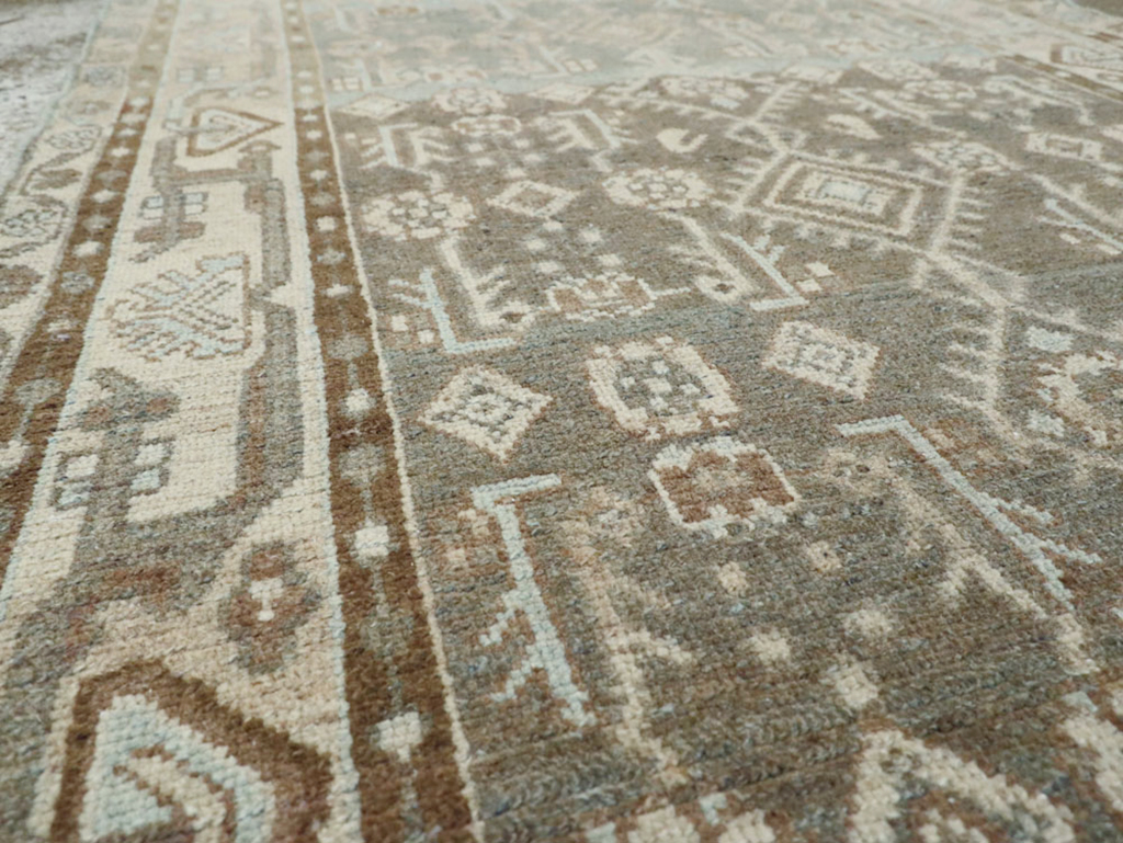 Vintage Persian Malayer Rug, No.23879 - Staging