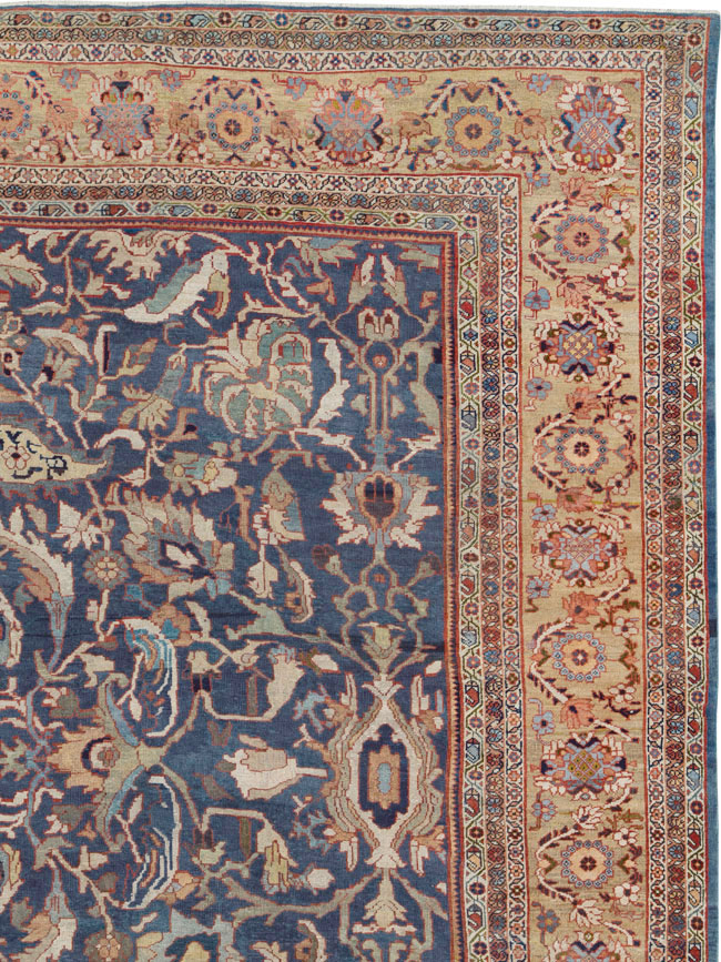 Antique Persian Sultanabad Carpet, No.23882 - Staging