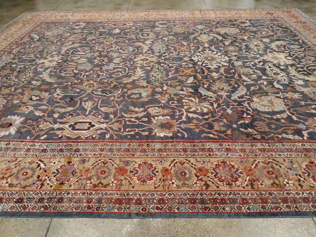 Antique Persian Sultanabad Carpet, No.23882 - Staging