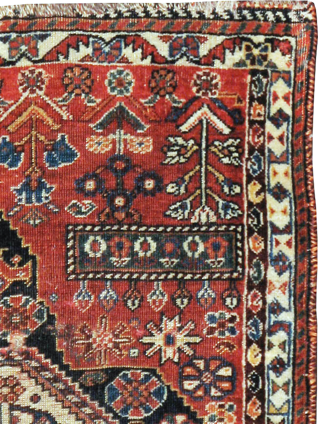 Antique Persian Afshar Sampler Rug, No.23895 - Staging