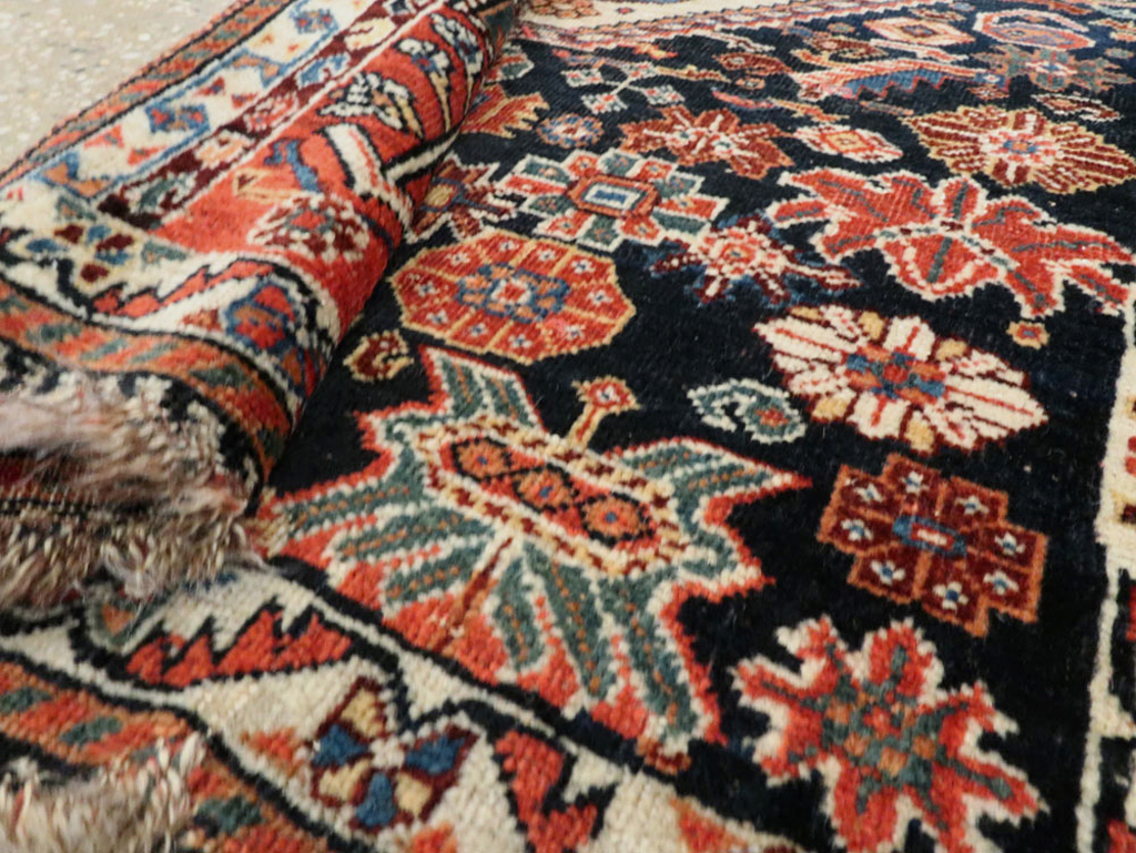 Antique Persian Afshar Sampler Rug, No.23895 - Staging