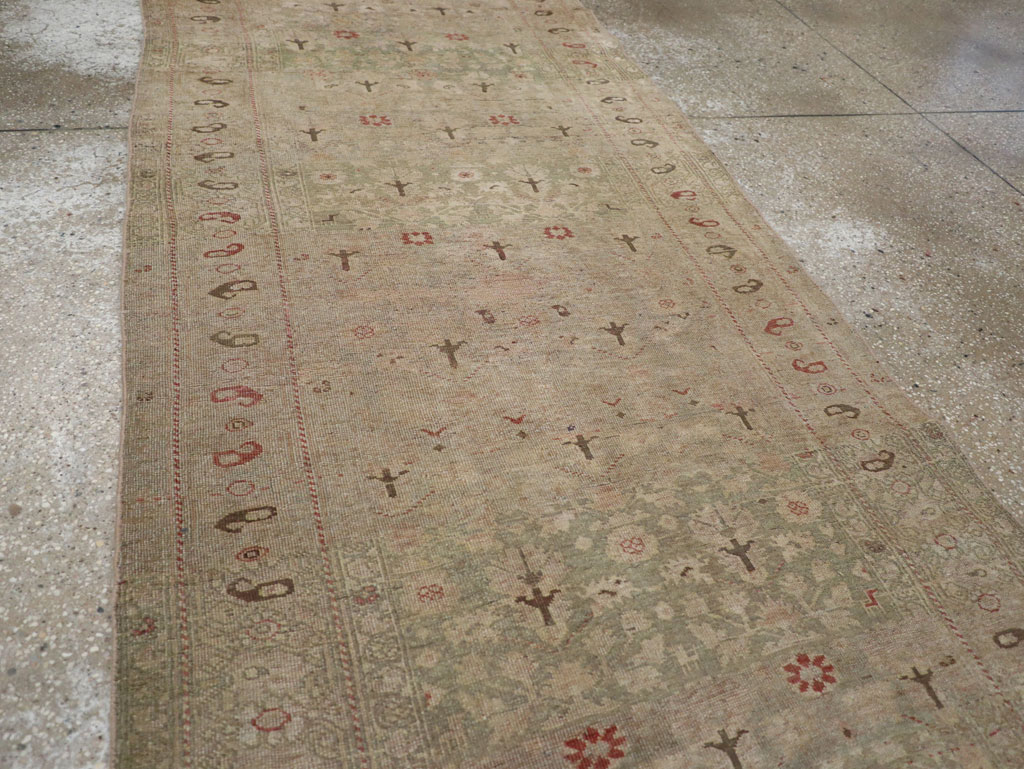 Antique Persian Bidjar Runner, No.23903 - Staging