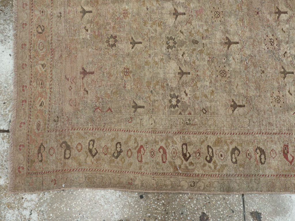 Antique Persian Bidjar Runner, No.23903 - Staging