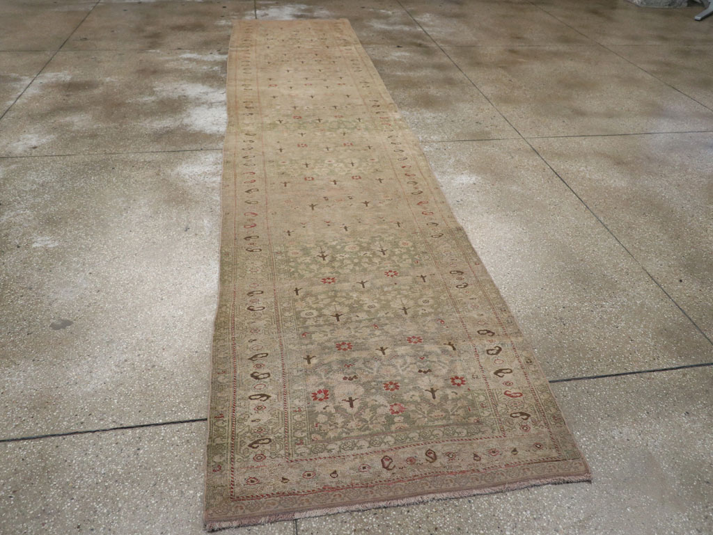 Antique Persian Bidjar Runner, No.23903 - Staging