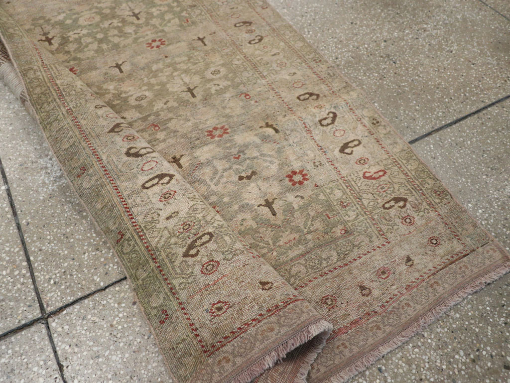 Antique Persian Bidjar Runner, No.23903 - Staging