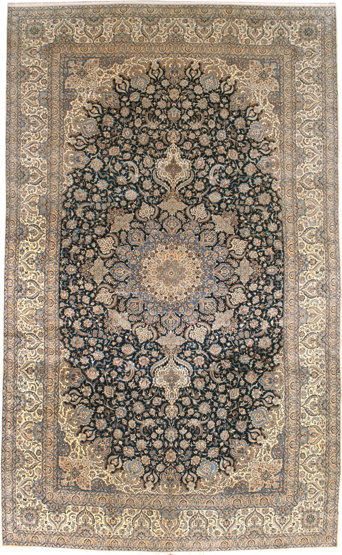 Persian Nain Oversize Carpet, No.23904 - Staging