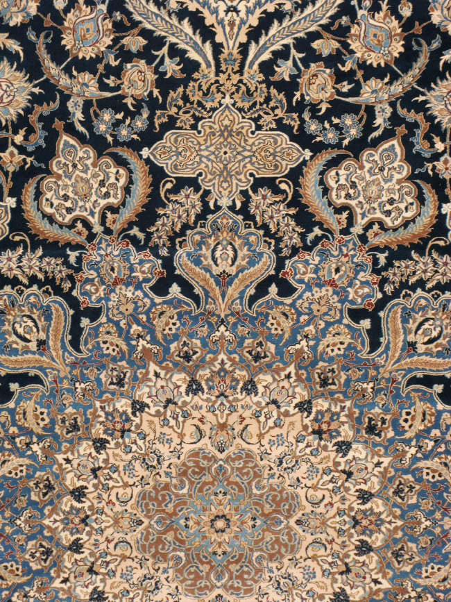 Persian Nain Oversize Carpet, No.23904 - Staging