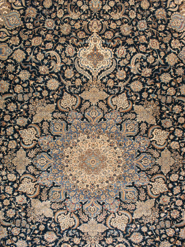 Persian Nain Oversize Carpet, No.23904 - Staging
