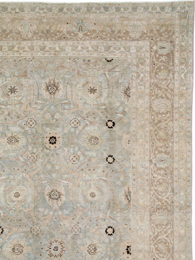 Antique Tabriz Persian Carpet, No.23907 - Staging