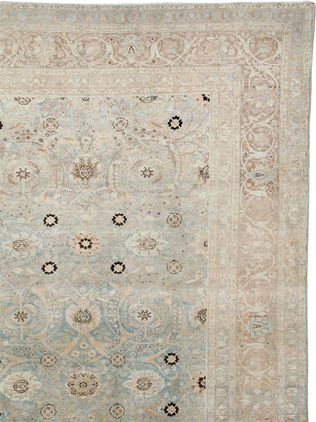 Antique Tabriz Persian Carpet, No.23907 - Staging