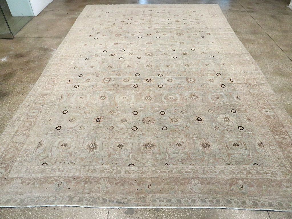 Antique Tabriz Persian Carpet, No.23907 - Staging