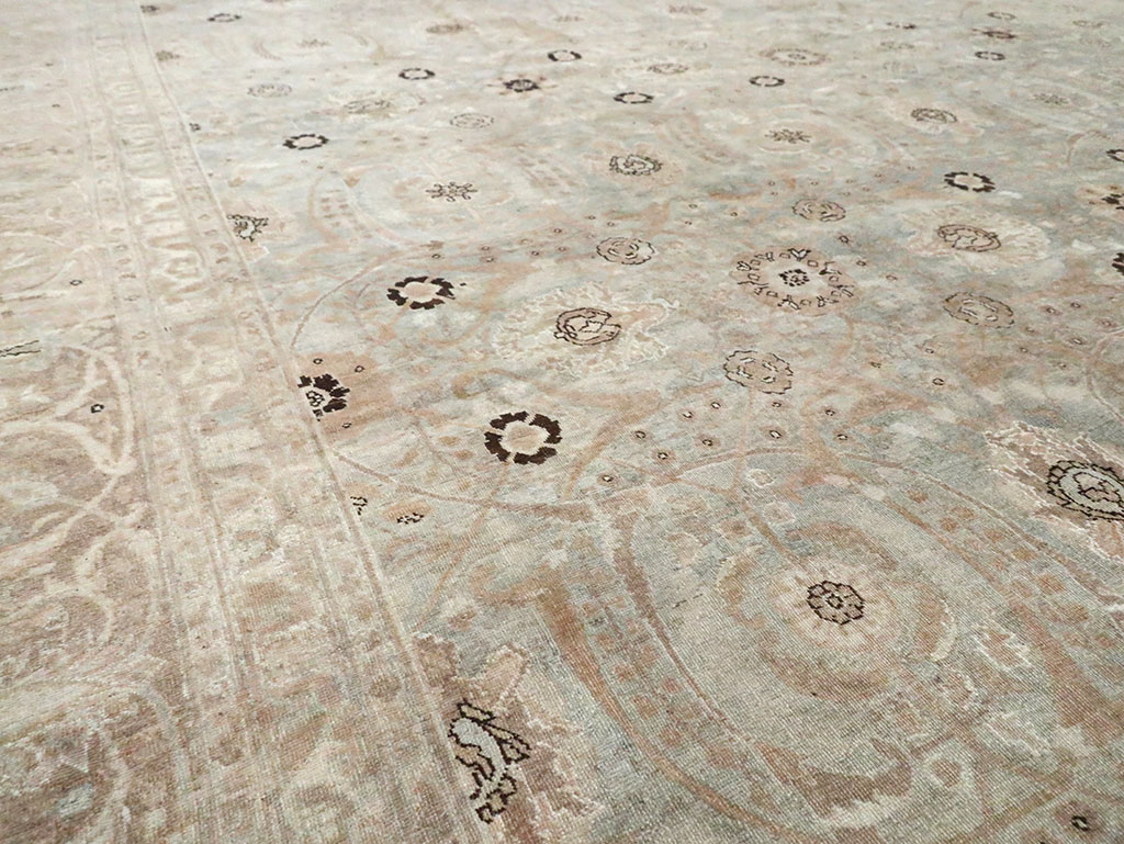 Antique Tabriz Persian Carpet, No.23907 - Staging