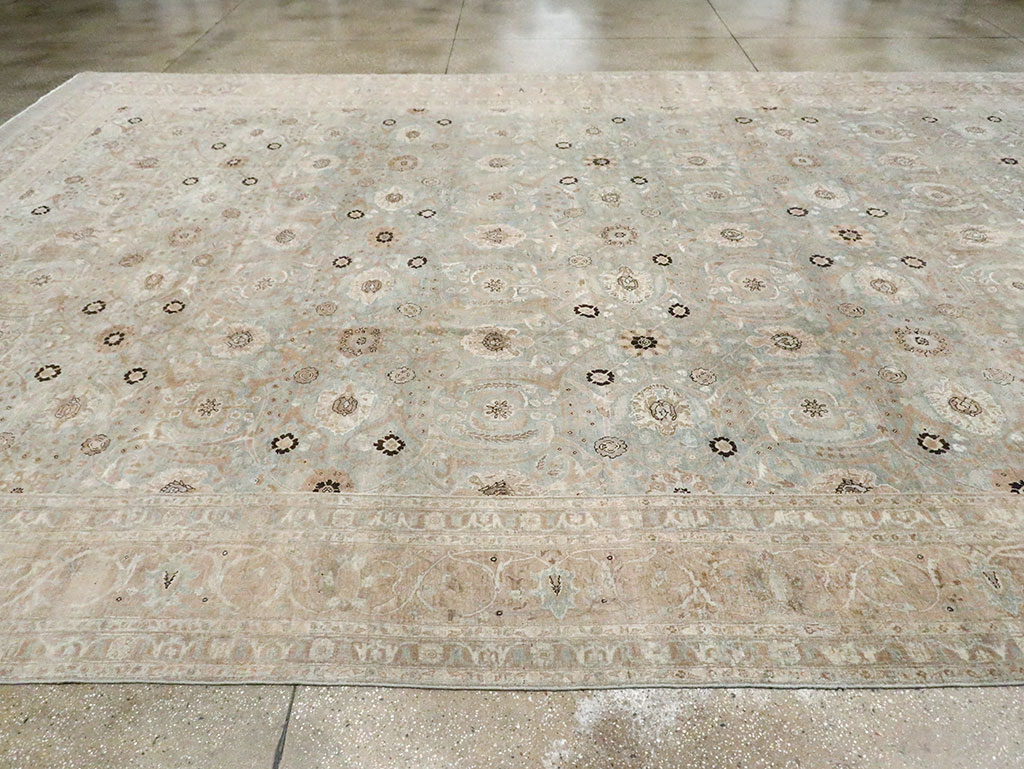 Antique Tabriz Persian Carpet, No.23907 - Staging