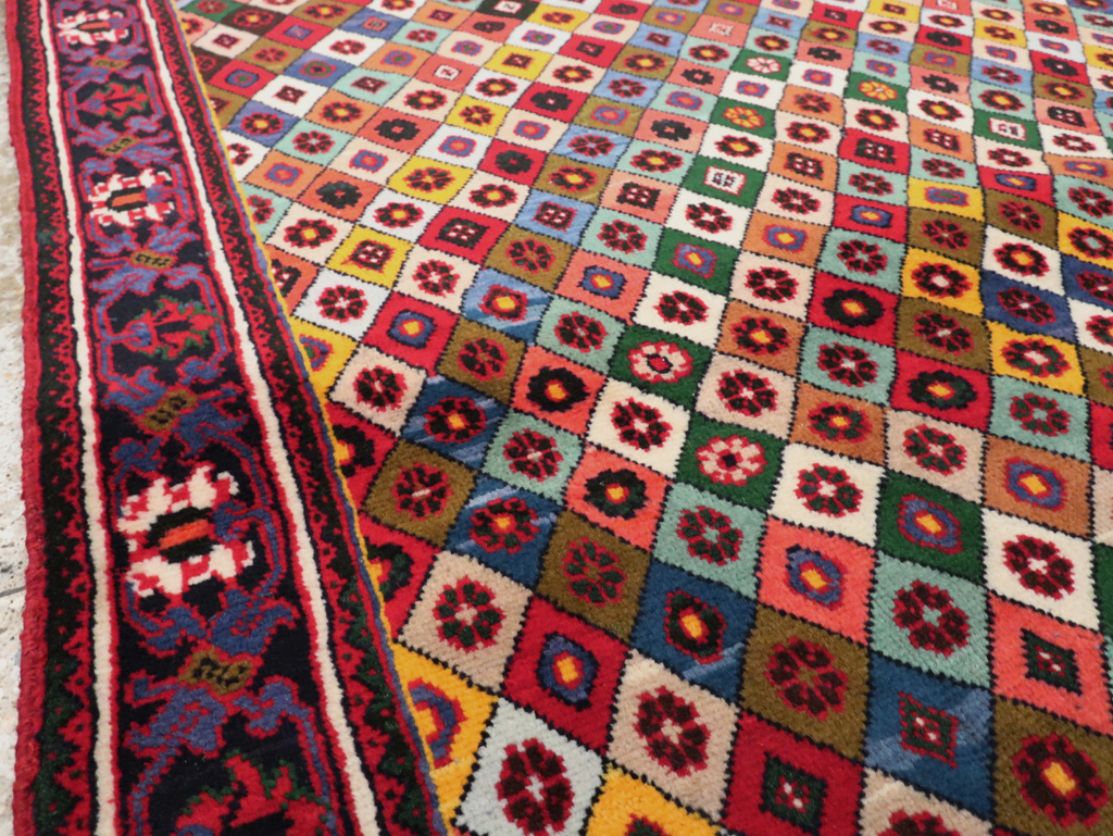 Vintage Persian Joshegan Rug, No.23916 - Staging