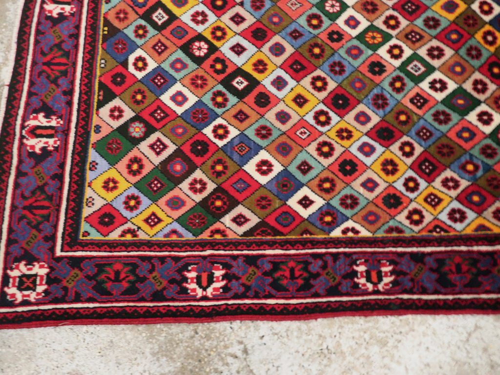 Vintage Persian Joshegan Rug, No.23916 - Staging