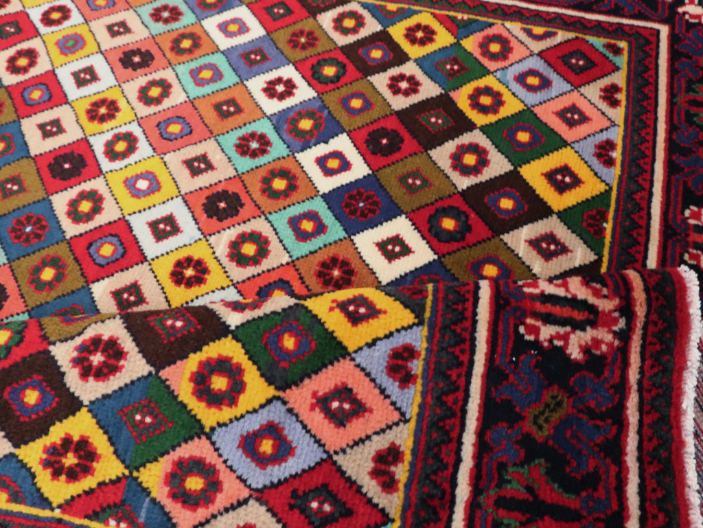 Vintage Persian Joshegan Rug, No.23916 - Staging