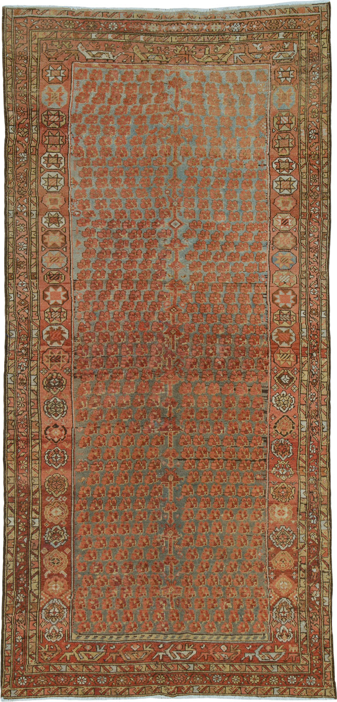 Vintage Persian Malayer Rug, No.23921 - Staging
