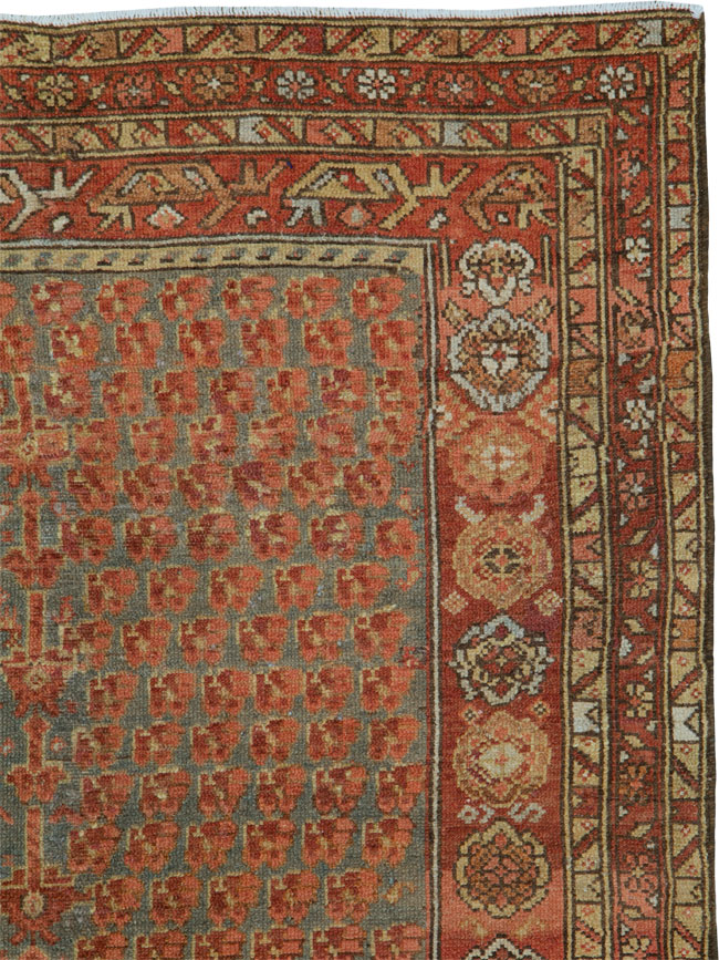 Vintage Persian Malayer Rug, No.23921 - Staging