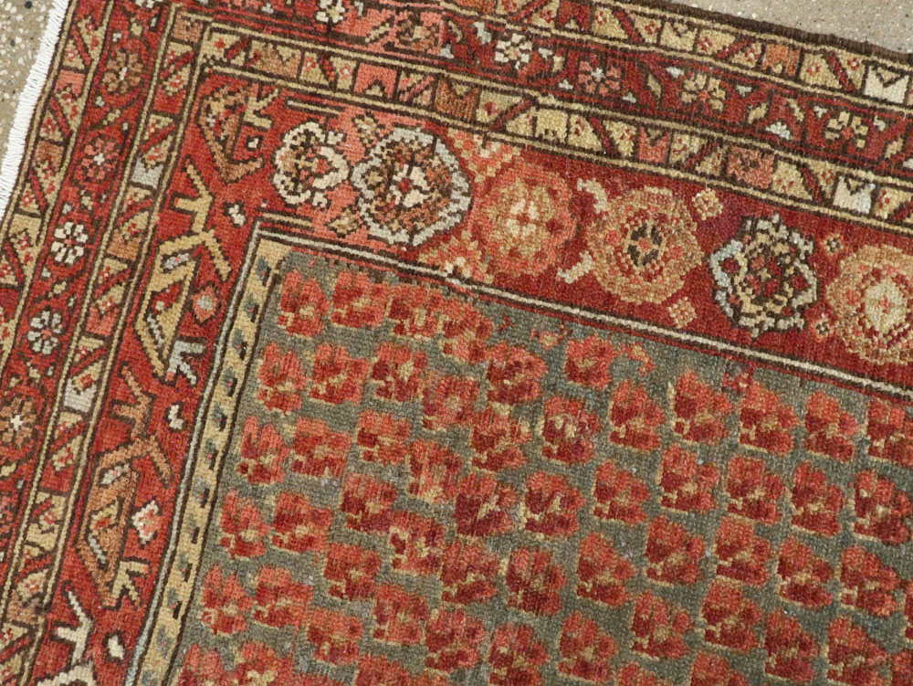 Vintage Persian Malayer Rug, No.23921 - Staging