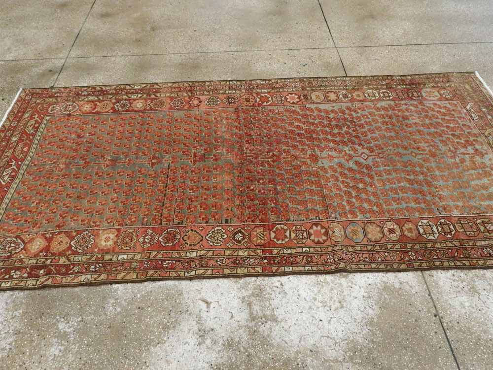 Vintage Persian Malayer Rug, No.23921 - Staging