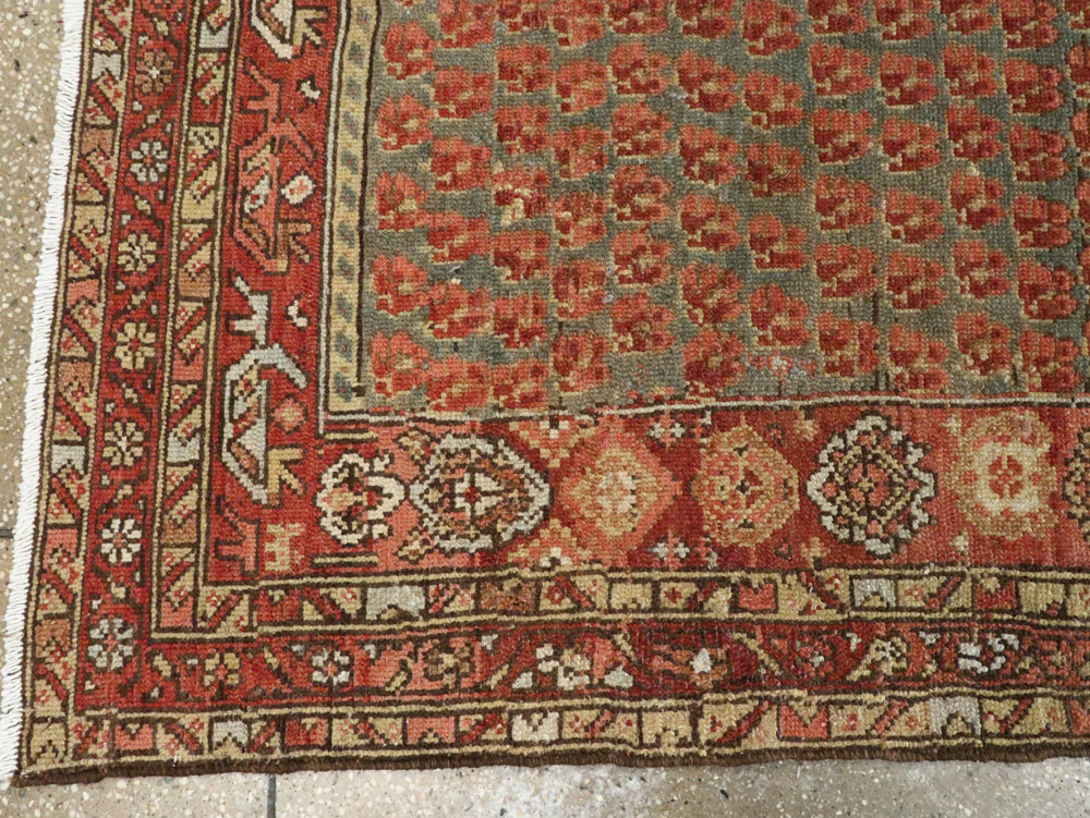 Vintage Persian Malayer Rug, No.23921 - Staging