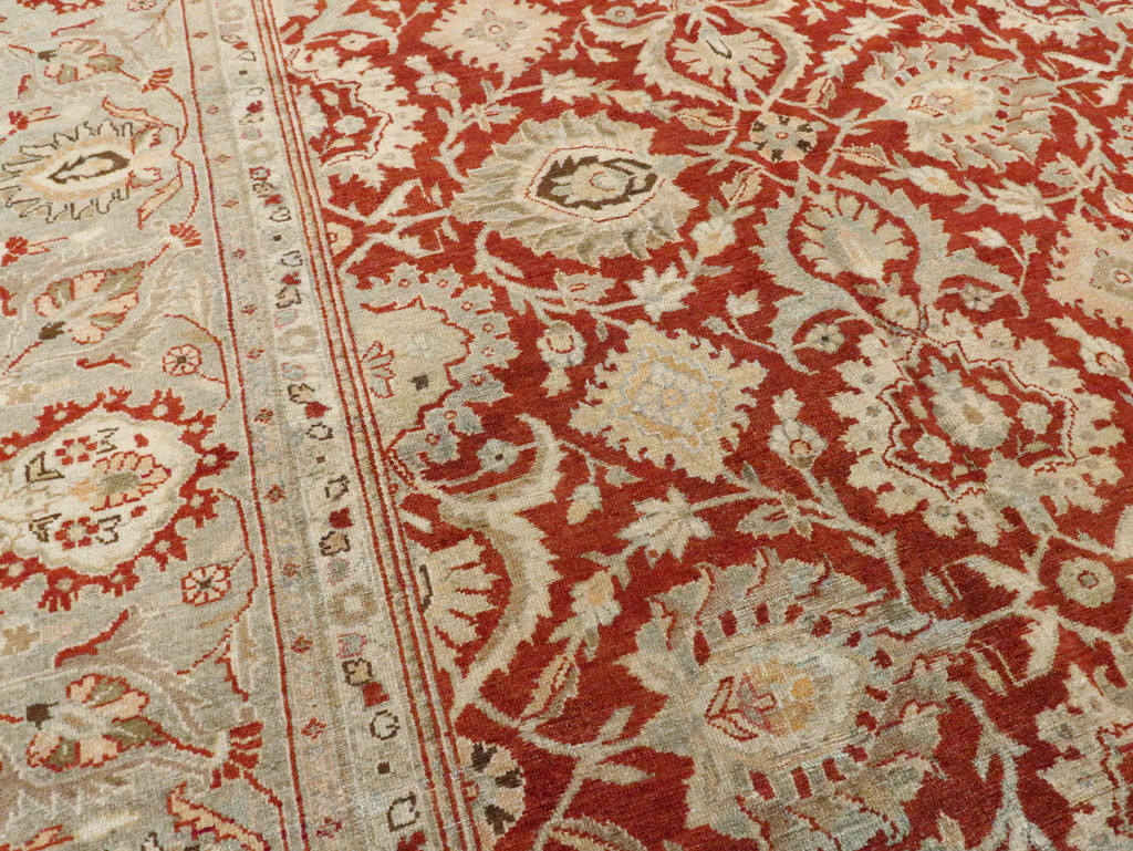 Antique Persian Malayer Carpet, No.23924 - Staging