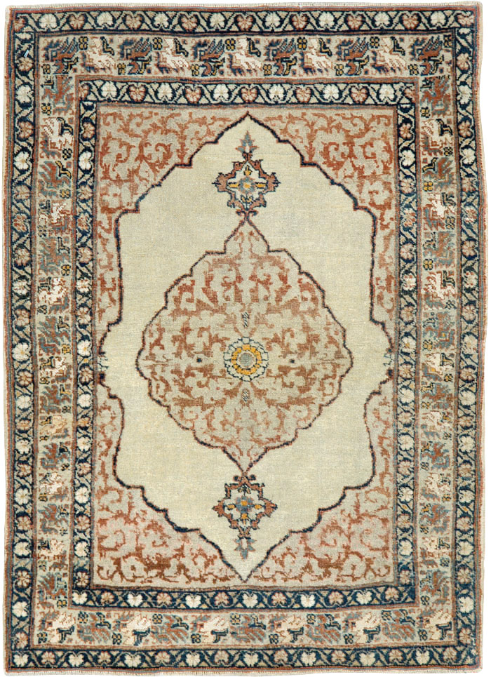 Antique Persian Tabriz Hagi Jalili Rug, No.23925 - Staging