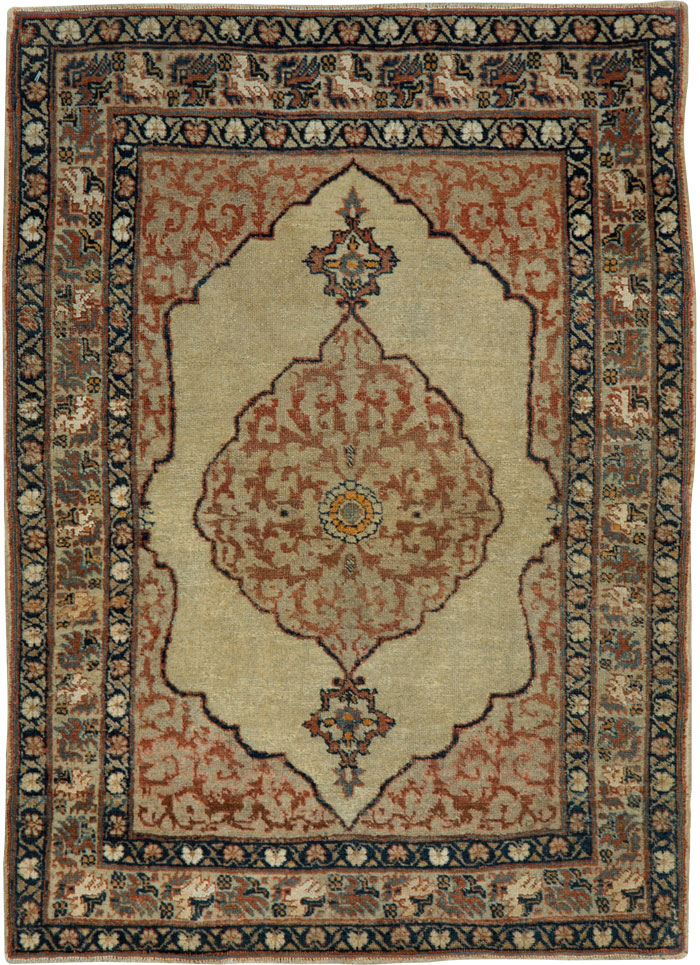 Antique Persian Tabriz Hagi Jalili Rug, No.23925 - Staging