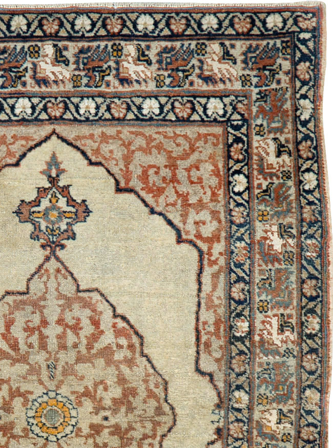 Antique Persian Tabriz Hagi Jalili Rug, No.23925 - Staging