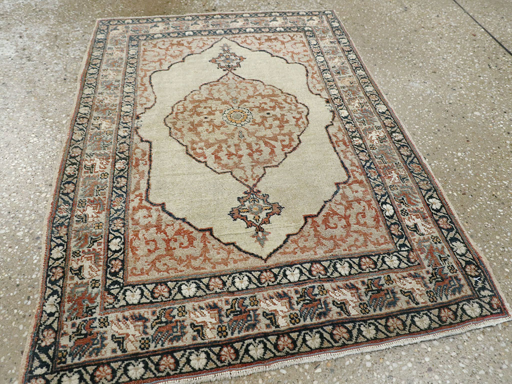 Antique Persian Tabriz Hagi Jalili Rug, No.23925 - Staging