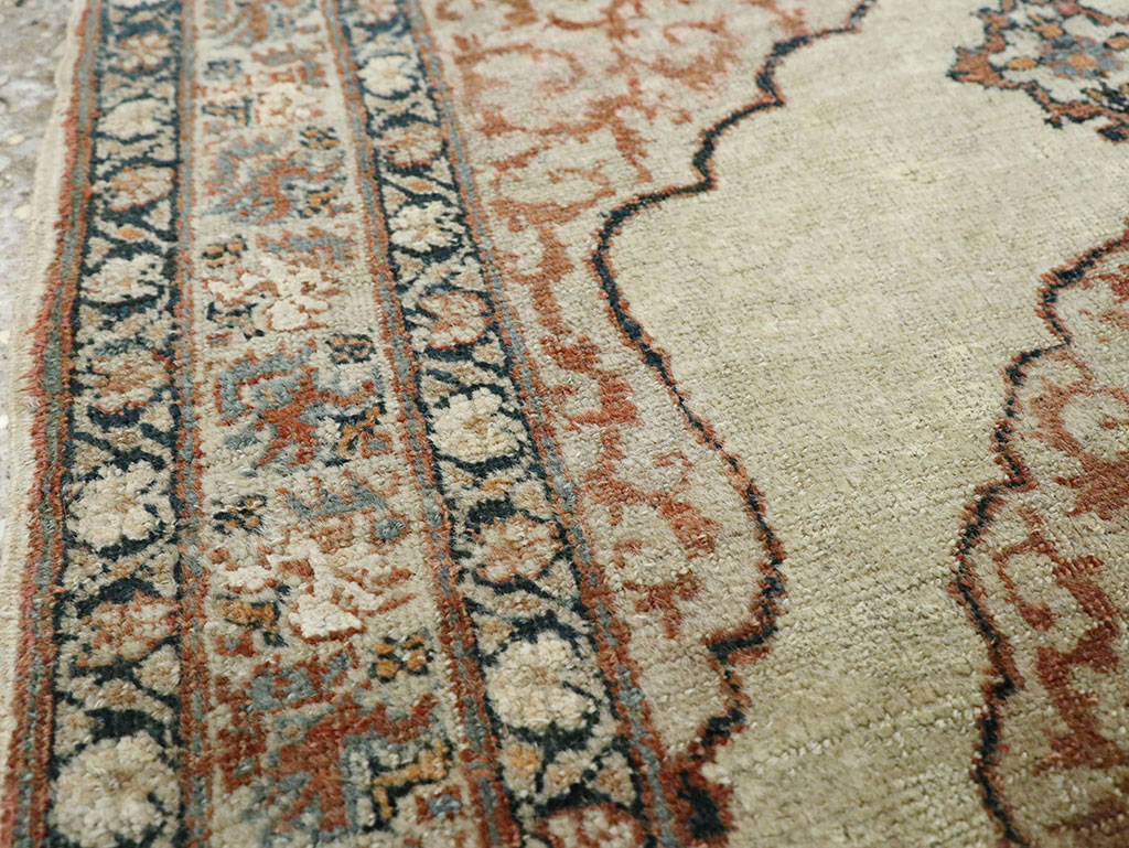 Antique Persian Tabriz Hagi Jalili Rug, No.23925 - Staging