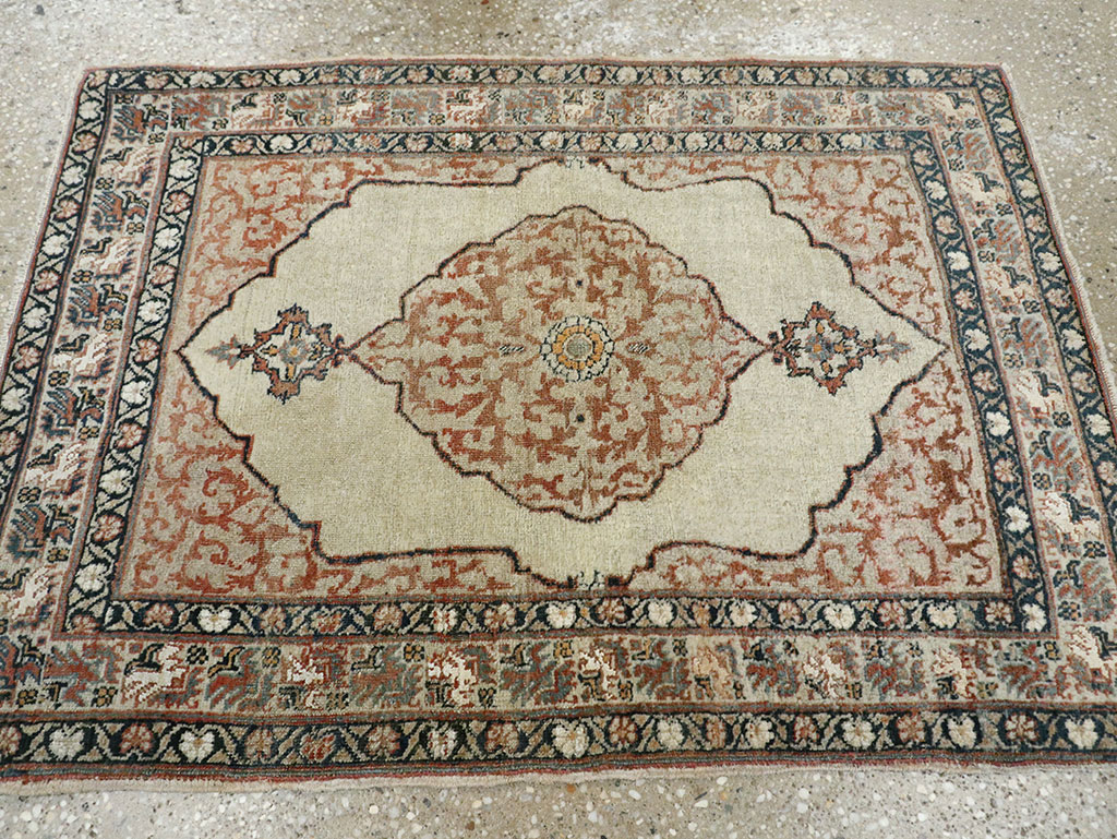 Antique Persian Tabriz Hagi Jalili Rug, No.23925 - Staging