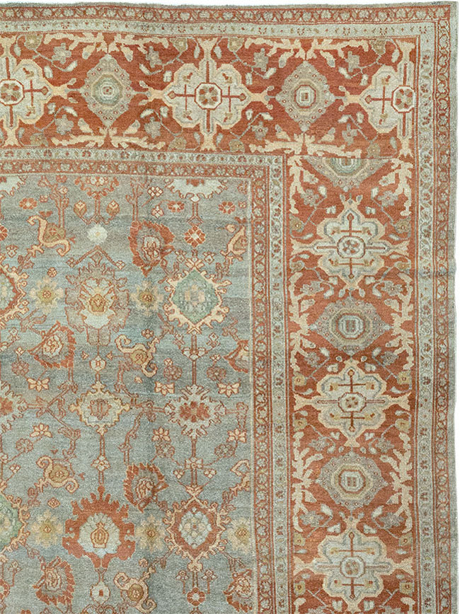 Antique Persian Bibikabad Carpet, No.23926 - Staging
