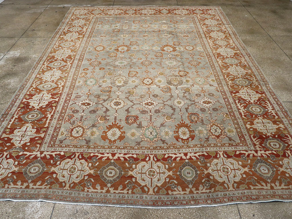 Antique Persian Bibikabad Carpet, No.23926 - Staging