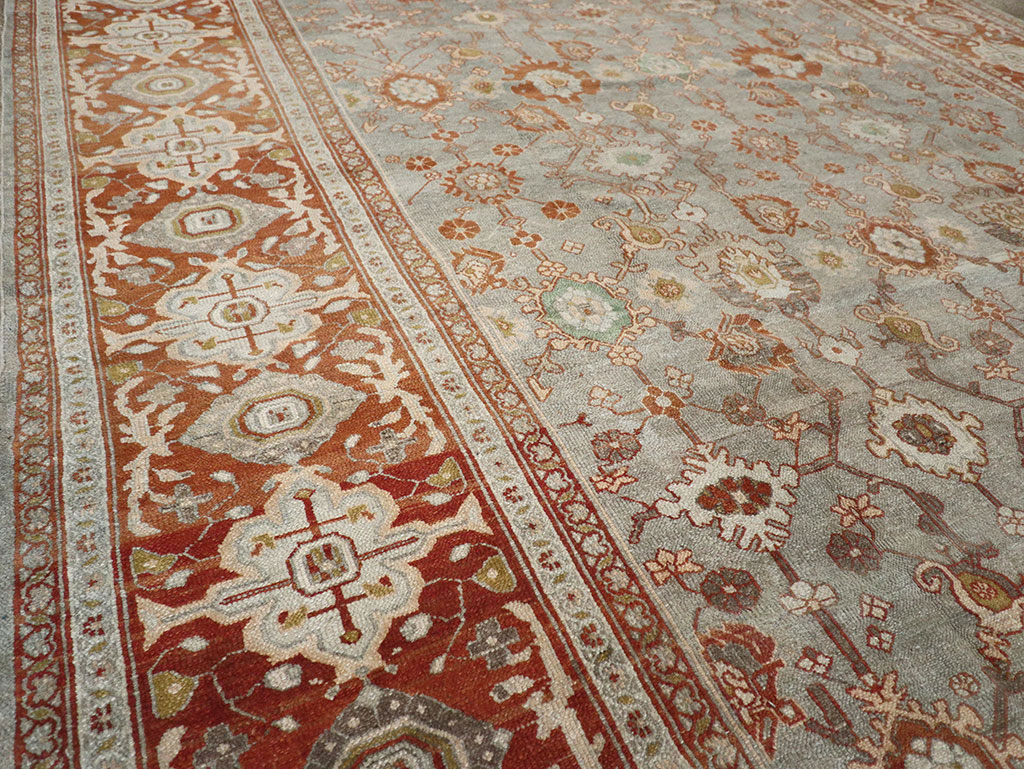 Antique Persian Bibikabad Carpet, No.23926 - Staging