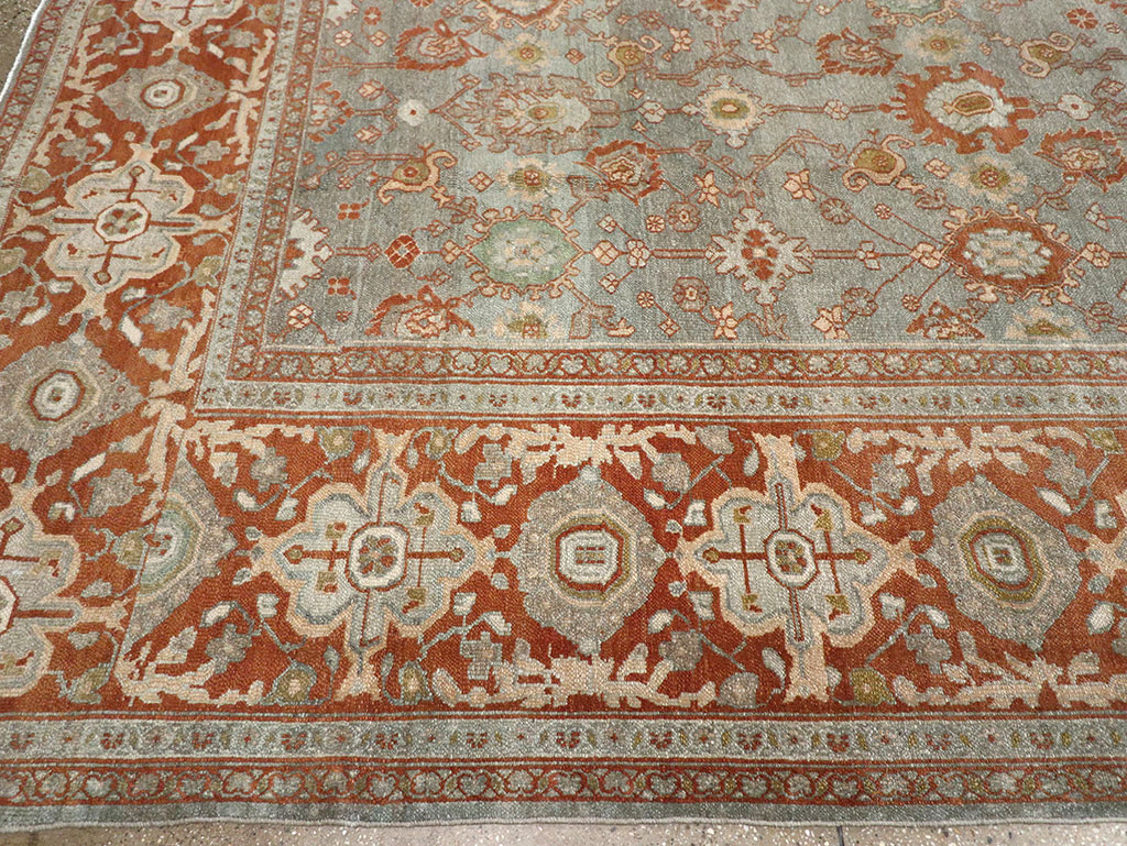 Antique Persian Bibikabad Carpet, No.23926 - Staging