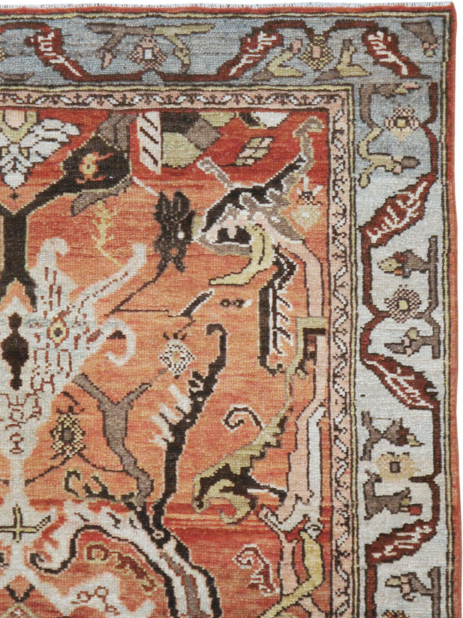 Antique Persian Malayer Rug, No.23930 - Staging